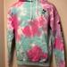 Disney Tops | Disney Mickey Mouse Tie Dye Hoodie Womens Small | Color: Green/Pink | Size: S