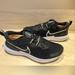 Nike Shoes | Nike Womens React Miler 2 Cw7136-001 Black Running Shoes Sneakers Size 8.5 | Color: Black | Size: 8.5