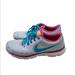 Nike Shoes | Nike Flex Experience Run Gray Pink Blue Women's Running Sneakers 10 | Color: Pink/Silver | Size: 10