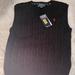 Polo By Ralph Lauren Shirts & Tops | Nwt Ralph Lauren Polo Holiday Sweater Vest Black Size M (10-12) | Color: Black/Red | Size: Mb