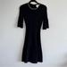 Kate Spade Dresses | Kate Spade Fit & Flare Jewel Embellished Sweater Dress | Color: Black | Size: Xs