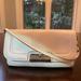 Coach Bags | Coach Creme Leather Clutch, Magnetic Closure And Shoulder Strap. | Color: White | Size: Os