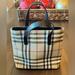 Burberry Bags | Authentic Burberry Mini Tote; Size: 9 7.5, Pristine Condition | Color: Tan | Size: Os