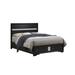 Glory Furniture Madrid Storage Platform Bed Wood in Black | Queen | Wayfair G02350B-QB