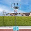 Panarciss Adjustable Height 26" W Steel Portable Full-Size Basketball Hoop Steel/Polycarbonate in Pink | 105 H x 28 W x 29 D in | Wayfair