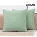 SR-HOME Pack Of 2 Luxury Faux Shearling Fluffy Throw Pillow Covers, Square Pillow Covers, 2 Pieces in Green | 18 H x 18 W in | Wayfair