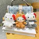 Porte-clés en peluche Sanurgente pour enfants jouet en peluche Kawaii Hello Kitty sac à dos en