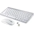 Ensemble clavier et souris sans fil ultra-mince récepteur USB 2.4 mesurz Apple PC Windows XP 7