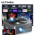 Corde TIMEA-Projecteur intelligent Full HD 1080P 5G WiFi LED 4K pour home cinéma Bluetooth