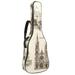 OWNTA Vintage Old Style Monuments Places of Interest Pattern Premium Waterproof Oxford Cloth Guitar Bag - 42.9x16.9x4.7 inches Superior Protection for Your Instrument