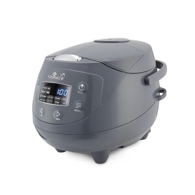 Mini Rice Cooker With Ceramic Bowl and Fuzzy Logic 4 Rice Cooking Functions, 4 Multicooker functions, Motouch LED display - 120V