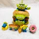 5cm Disney Anime Spielzeug Geschichte Mini PVC Action figur Alien Hot Dogs Pizza Donuts Kawaii Puppe