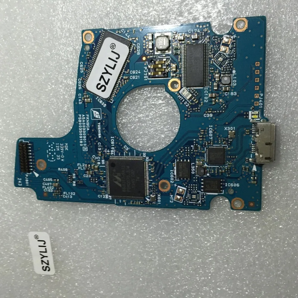 G0039A G0034A G4330A G3448A G 003309 A G 003250 Eine Toshiba HDD PCB / Logikplatine / MQ04UBF100 MQ04UBD200 Image