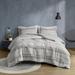 Urban Habitat Cillian Striped Clipped Jacquard Duvet Cover Set