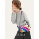 Cezira Mode kleine Regenbogen bunte Streifen Handtasche Frauen Pu Leder Patchwork quadratische