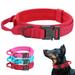 Pet Tactical Dog Collar Soft Padded Adjustable With Heavy Duty Metal Buckle Dog Collar With Control Handle For Medium Large and Extra Large Dogs