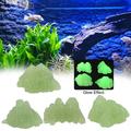 Mdesiwst Luminous Rockery Artificial Stone Glow in Dark Creative Landscaping Decor Crafts Artificial Stone Fish Tank Decoration Aquarium Supplies