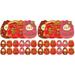 48 Pcs Folding Bronzing Red Envelope Big Chinese Hongbao Decorations Purse Envelopes Child