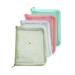 4pcs A6 6 Hole Zippered Loose Leaf Notebook Cover Planner Binder Photo Organizer photo organizers and storage - style:style3;