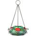 Nature s Way Bird Products GHF7 Hand Blown Illuminated Top Fill Hummingbird Feeder