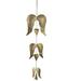 MIDWEST-CBK Angel Wings with Bell Hanging Wind Chime 24 Inch New