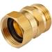 Underhill Garden Hose Nozzle Connector 1â€� Attachment for a Kink Free Rubber Hose Brass Fittings Twist-Ease HSF-100