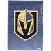 Vegas Golden Knights Premium Double Sided Garden Flag Banner Embroidered 13x18 Inch Display Pole Sold Separately