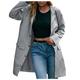 snowsong Womens Windproof Jackets Raincoat Rain Windbreaker Rain Lightweight Coat Women s Coat Coats for Women Womens Winter Coats Trench Coat Women Long Coat Women Grey XL