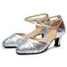 Shoes Clearance Womens Ballroom Tango Latin Dancing Shoes Sequins Shoes Social Dance Shoe