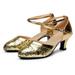 Shoes Clearance Womens Ballroom Tango Latin Dancing Shoes Sequins Shoes Social Dance Shoe