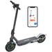 RCB Electric Scooter with 10 Solid Tires 500W Motor up to 19mph and 22 miles Range Folding Electric Scooter for Adults Gray