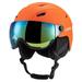 Lixada Integrated Ski Helmet with Removable Visor Goggles Ensuring Safety for Men and Women Snowboarders