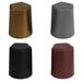 4 Pcs Pentagon Straight Dice Cup Party Table Game Props Solid Color Plastic Stand Leather Bar Supplies