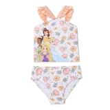 Character Toddler Girl Ruffle-Strap Tankini Swim Set Sizes 12M-5T
