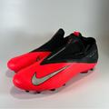 Nike Shoes | Nike Phantom Vsn 2 Pro Soccer Cleats ‘Cd4162 606’ Size Mens 12 | Color: Black/Red | Size: 12