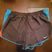 Nike Shorts | Nike Running Shorts Womens Plus 1x Dri Fit 10k Run Black Blue Orange Dh2563 Nwot | Color: Black/Blue | Size: 1x