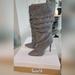 Jessica Simpson Shoes | Jessica Simpson Womens Layzer Pointed Toe Mid-Calf Boot Pewter , Size 7 | Color: Silver | Size: 7