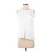 Ann Taylor LOFT Active Tank Top: White Activewear - Women's Size Small