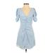 Zara Casual Dress: Blue Dresses - Women's Size X-Small