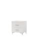 Wrought Studio™ Jakaiya 2 - Drawer Solid Wood Nightstand in White Wood in Brown/White | 23 H x 22 W x 16 D in | Wayfair