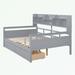 Red Barrel Studio® Diandre Daybed Wood in Gray | 49.4 H x 57.1 W x 79.1 D in | Wayfair 66B2E10235004411A4AB1E2303D6875C