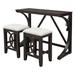 August Grove® Cajuan 18 L Dining Set Wood in Brown | 36 H x 18 D in | Wayfair DC9BF8FD3E474089BECF41A2715D124A