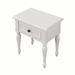 Ophelia & Co. Yochman Nightstand Wood in White | 25.4 H x 24 W x 16.1 D in | Wayfair D319986FFA5D4EC9B3A60487DBF95C40