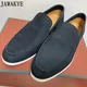 Mocassins en cuir grainé pour hommes chaussures d'affaires décontractées pour hommes chaussures de