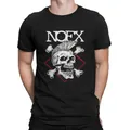 T-shirt décontracté pour hommes et femmes T-shirt unique punk NOFX T-shirt d'été