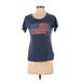 Columbia Active T-Shirt: Blue Activewear - Women's Size X-Small