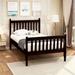 Modern Twin Size Solid Pine Wood Platform Bed Frame with Slat Support