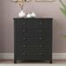 6-Drawer Wood Storage Cabinet, Buffet Sideboard Service Counter