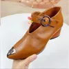 Designer V-ausschnitt Mary Jane Schuhe Boot Weibliche Top Qualität Frühling Leder Herz-Form Ferse Damen stiefel Plus Größe 43 frau Booties