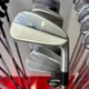 Brandneue 7 Stück Golfschläger Silber 770 Eisen 770 Golf Eisen Set 4-9p R/s Flex Graphit/Stahl Welle